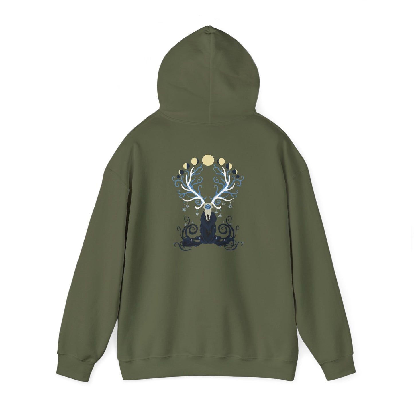 Deer Moon Unisex Heavy Blend™ Hooded Sweatshirt