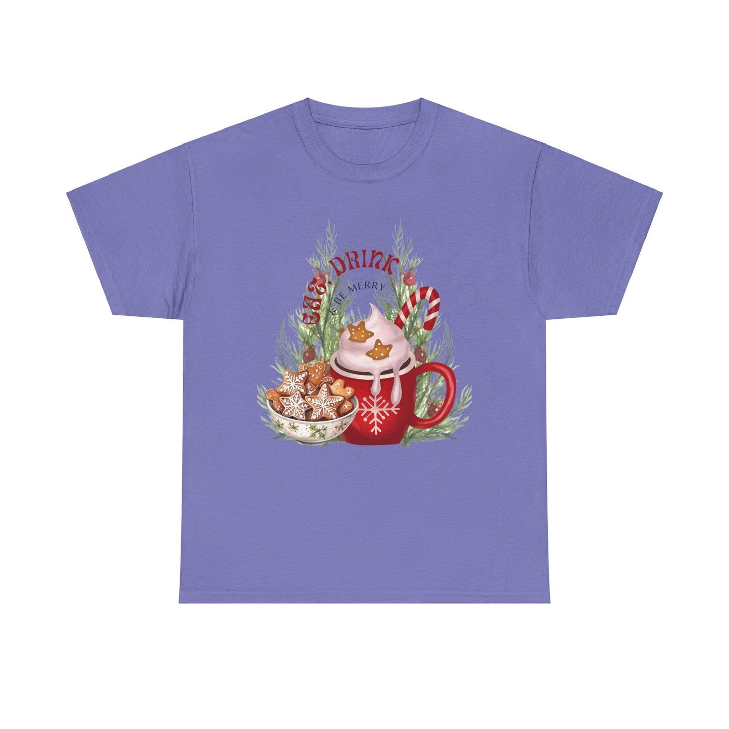 Eat, Drink Unisex Heavy Cotton Tee