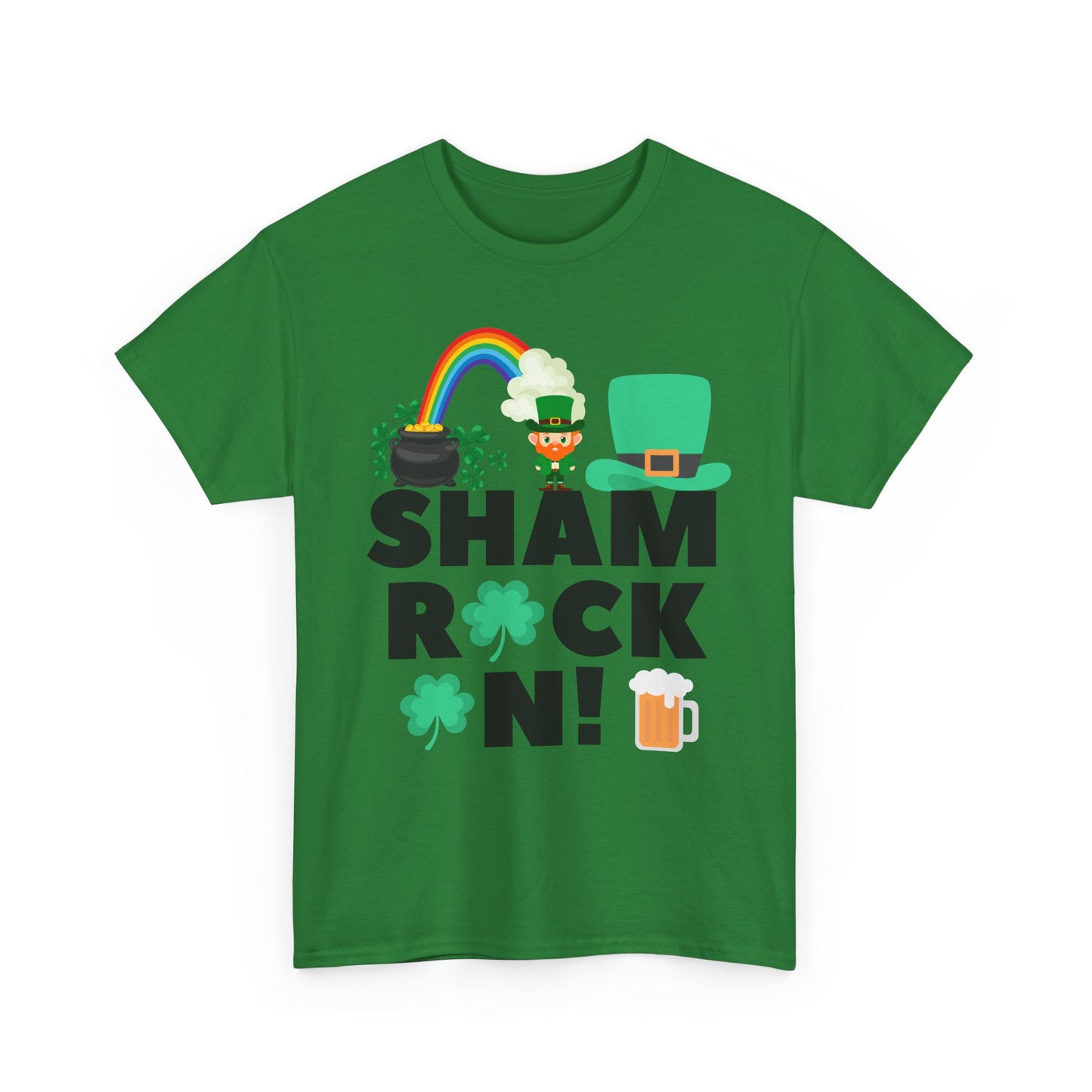 Shamrock On Unisex Heavy Cotton Tee
