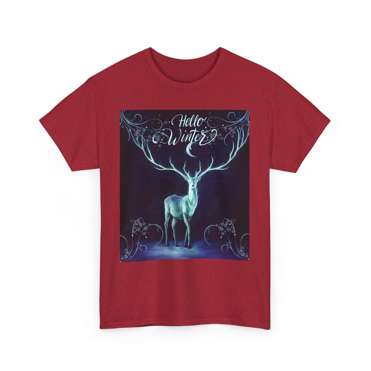 Hello Winter Unisex Heavy Cotton Tee