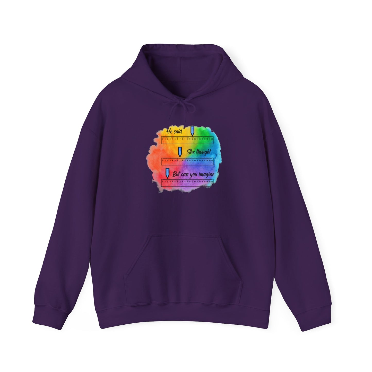 He Said Unisex Heavy Blend™ Hooded Sweatshirt