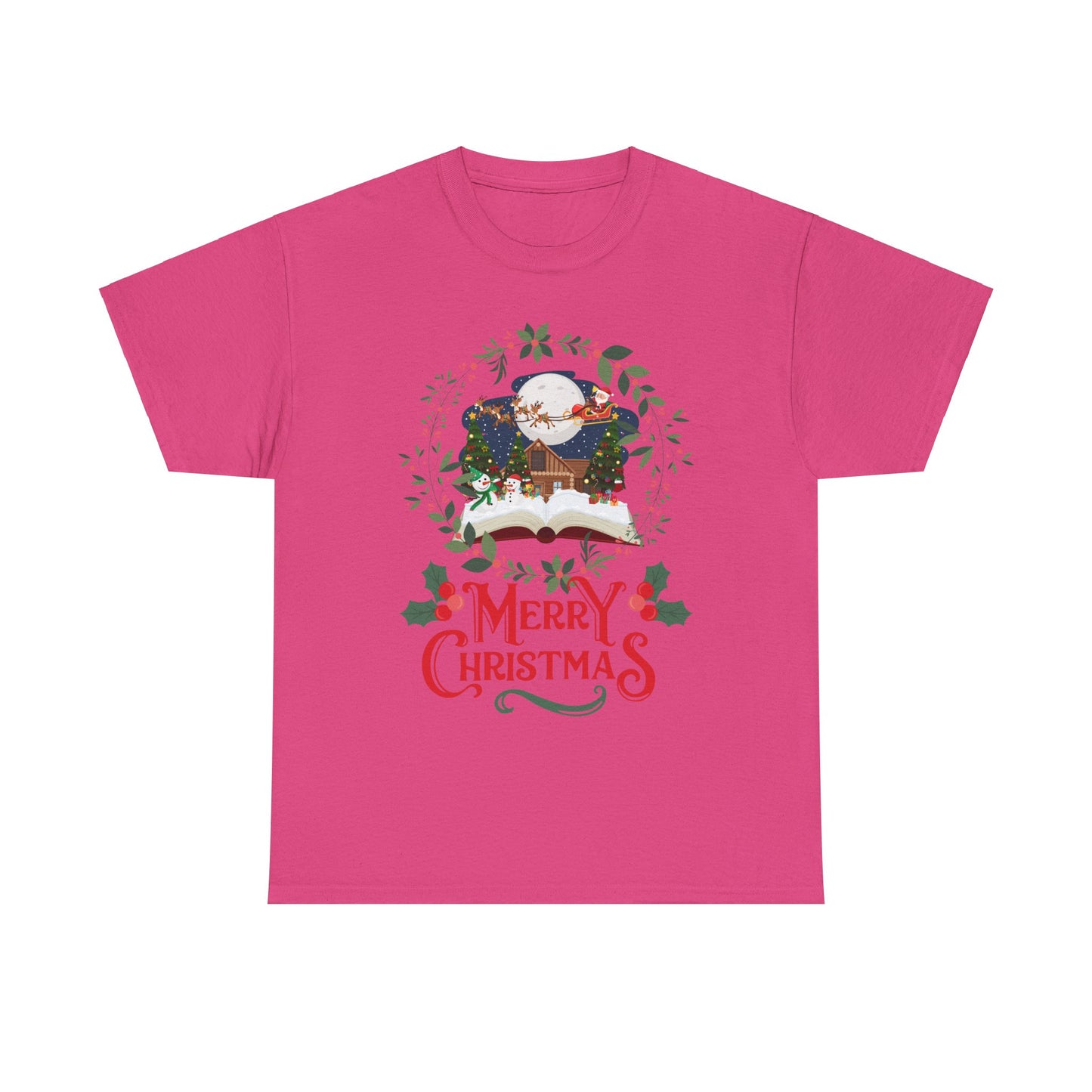 Merry Christmas Unisex Heavy Cotton Tee