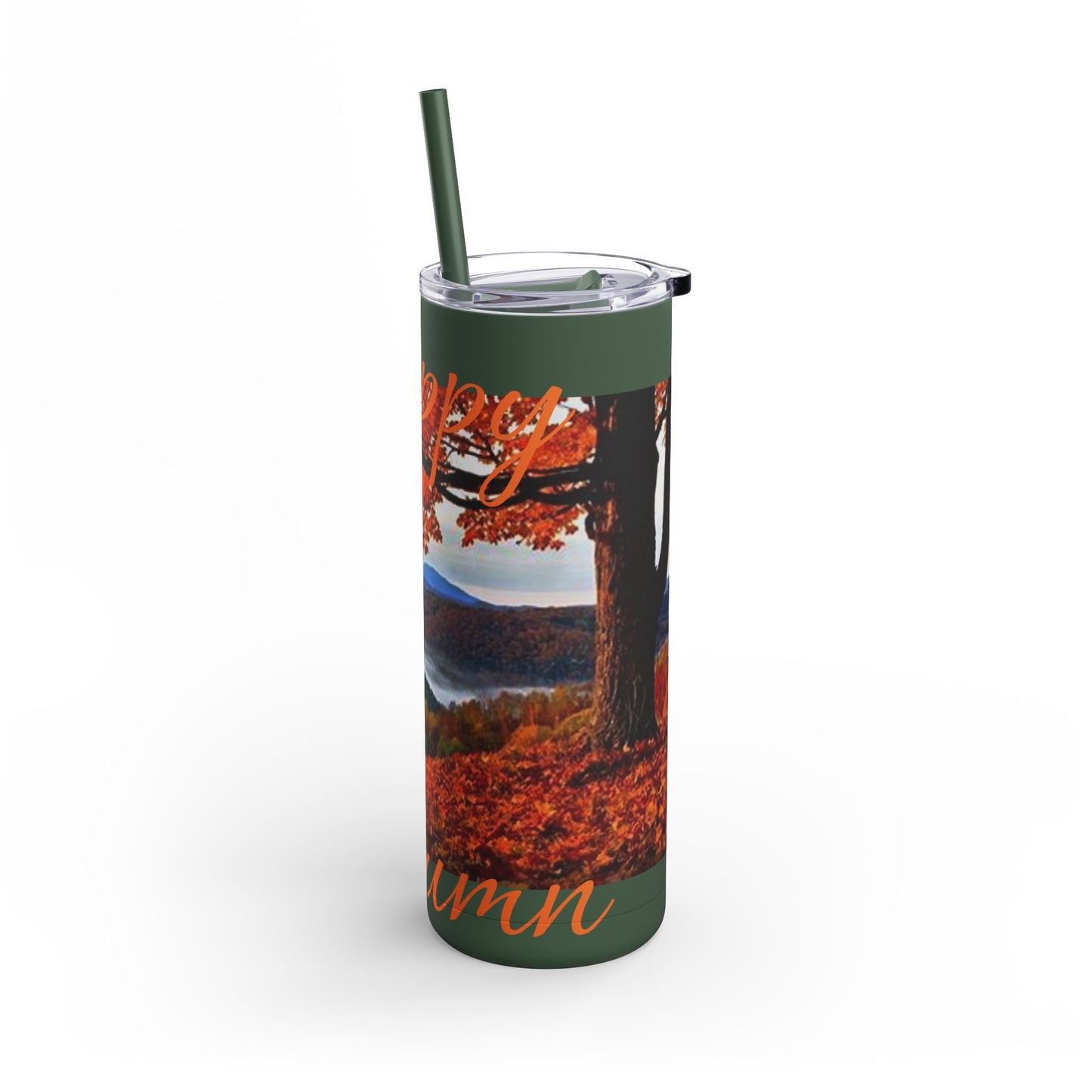 Happy Autumn Maars Maker Skinny Matte Tumbler, 20oz