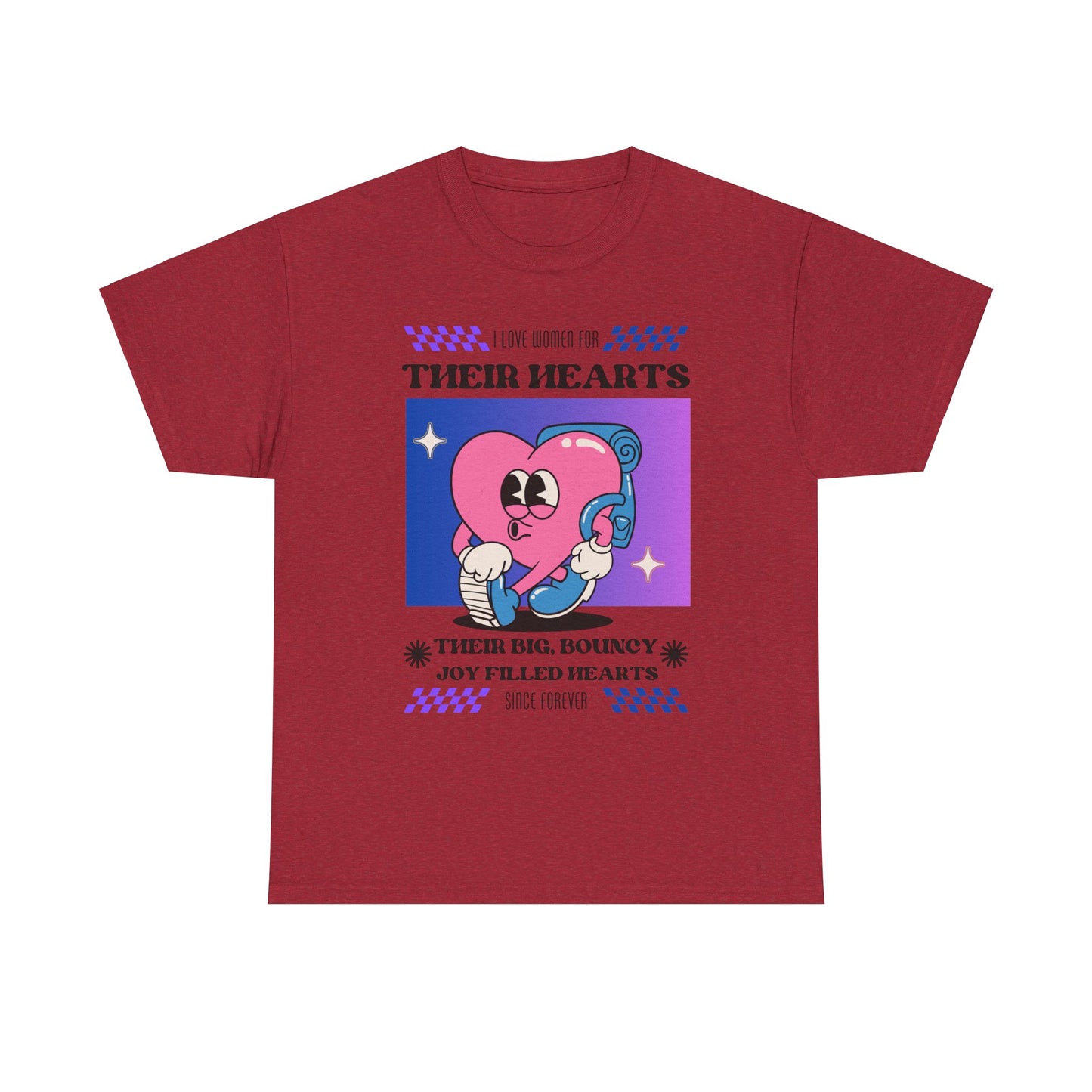 Love Hearts Unisex Heavy Cotton Tee