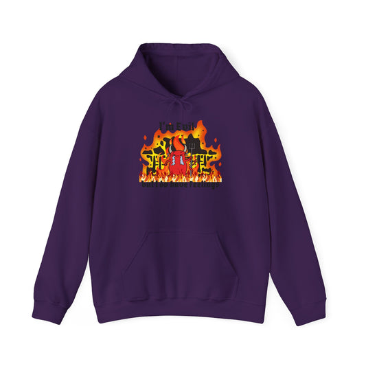 I'm evil Unisex Heavy Blend™ Hooded Sweatshirt