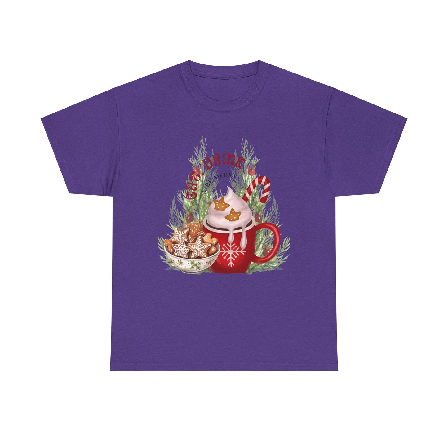 Eat, Drink Unisex Heavy Cotton Tee