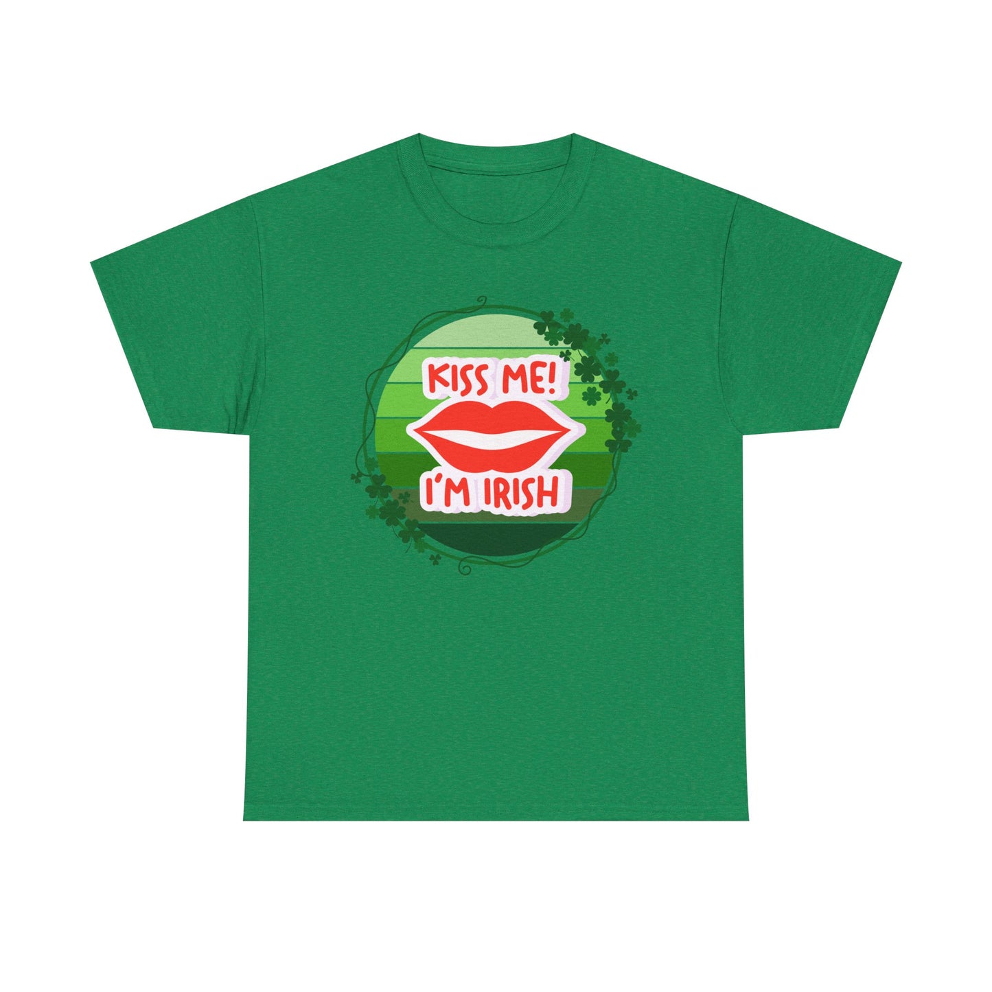 Kiss Me I'm Irish Unisex Heavy Cotton Tee