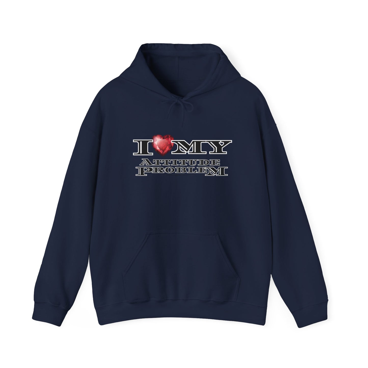 Love My Attitude Unisex Heavy Blend™ Hooded Sweatshirt