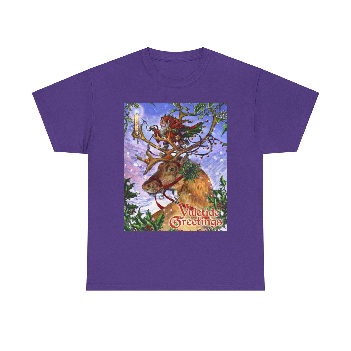Yuletide Greetings Unisex Heavy Cotton Tee
