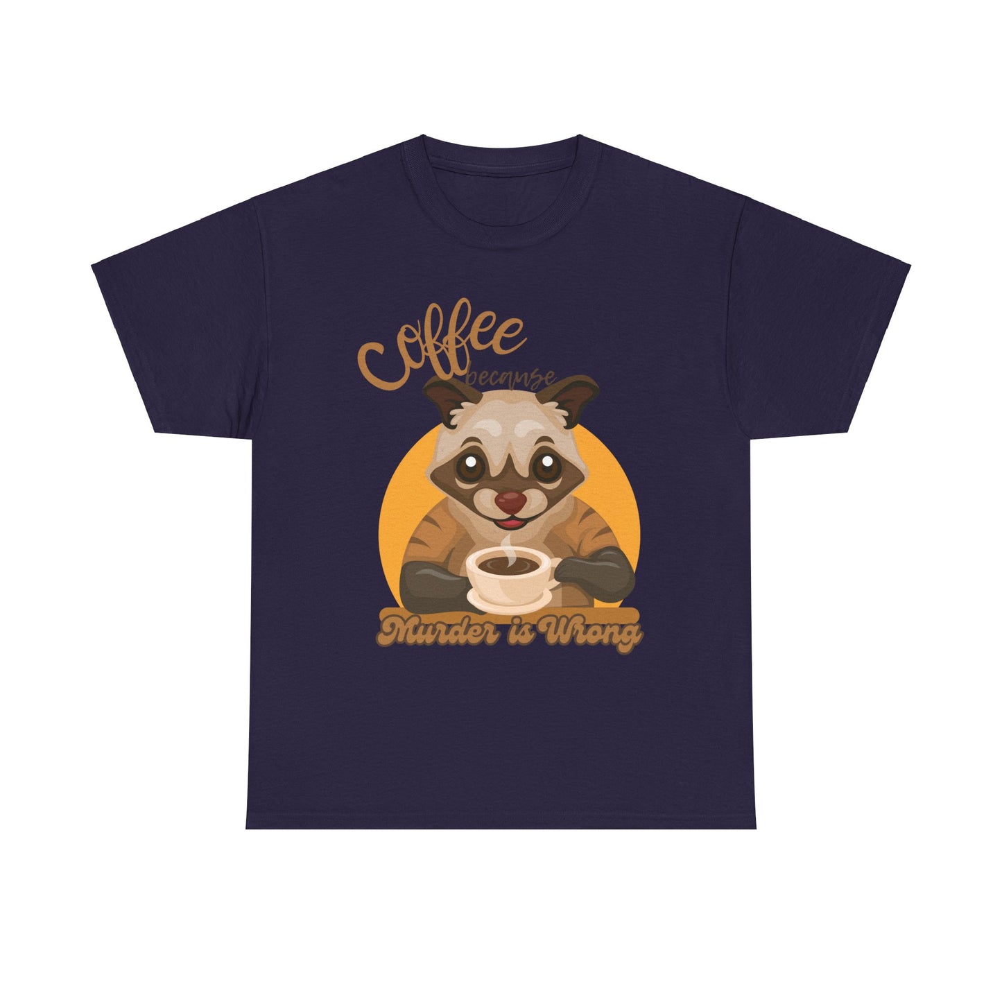 Coffee Unisex Heavy Cotton Tee