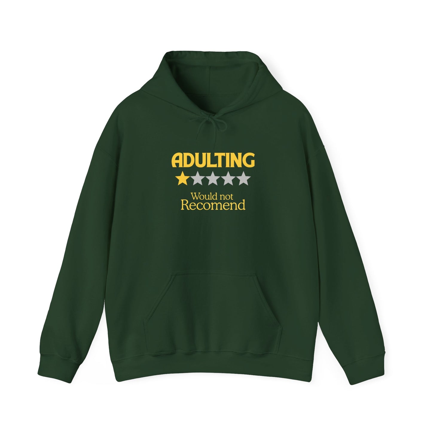 Adulting Unisex Heavy Blend™ Hooded Sweatshirt