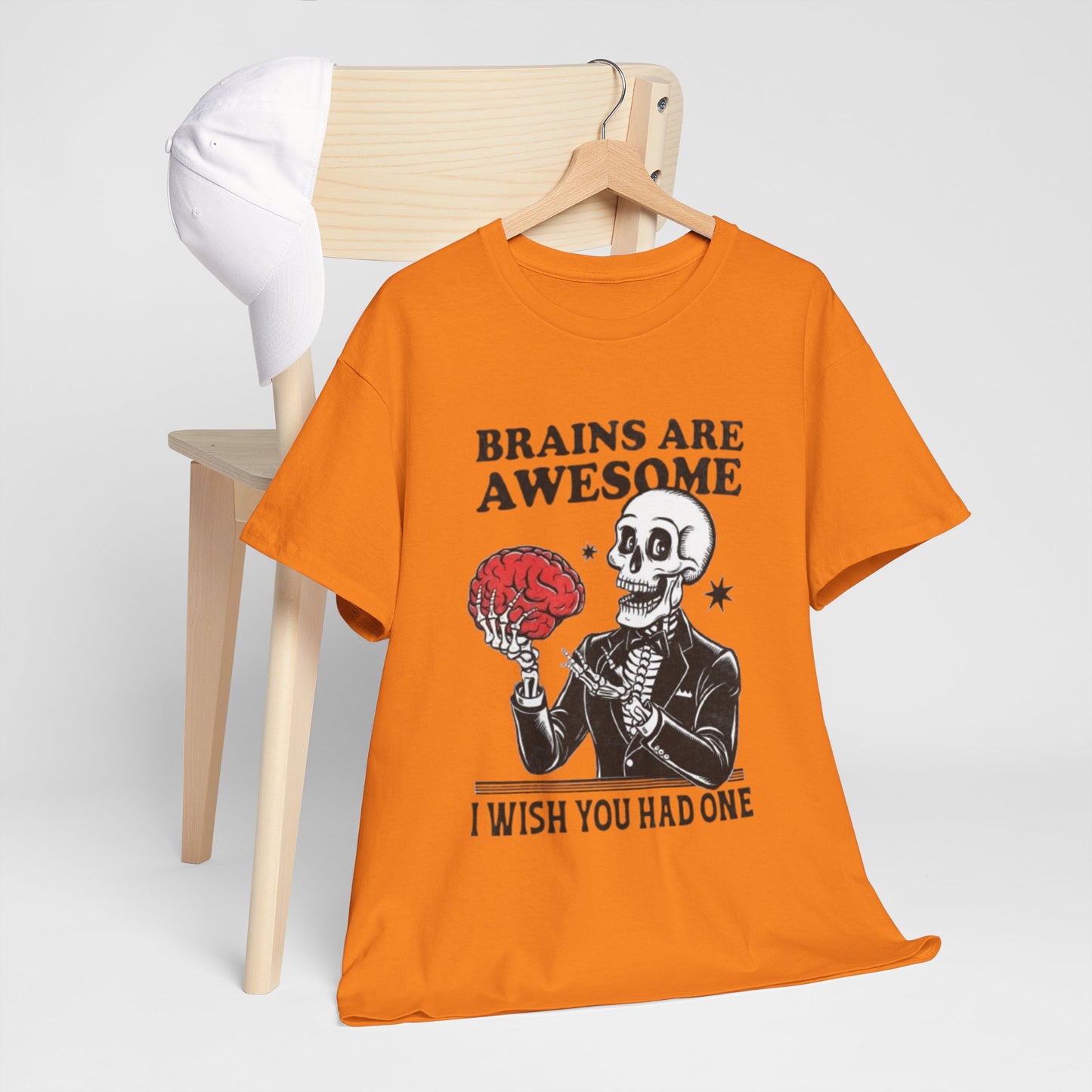 Brains Unisex Heavy Cotton Tee