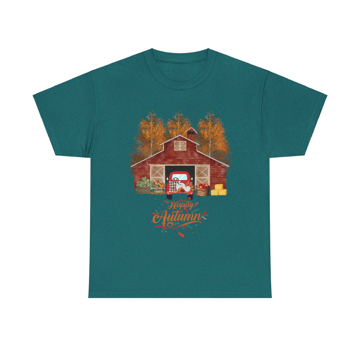 Happy Autumn Unisex Heavy Cotton Tee