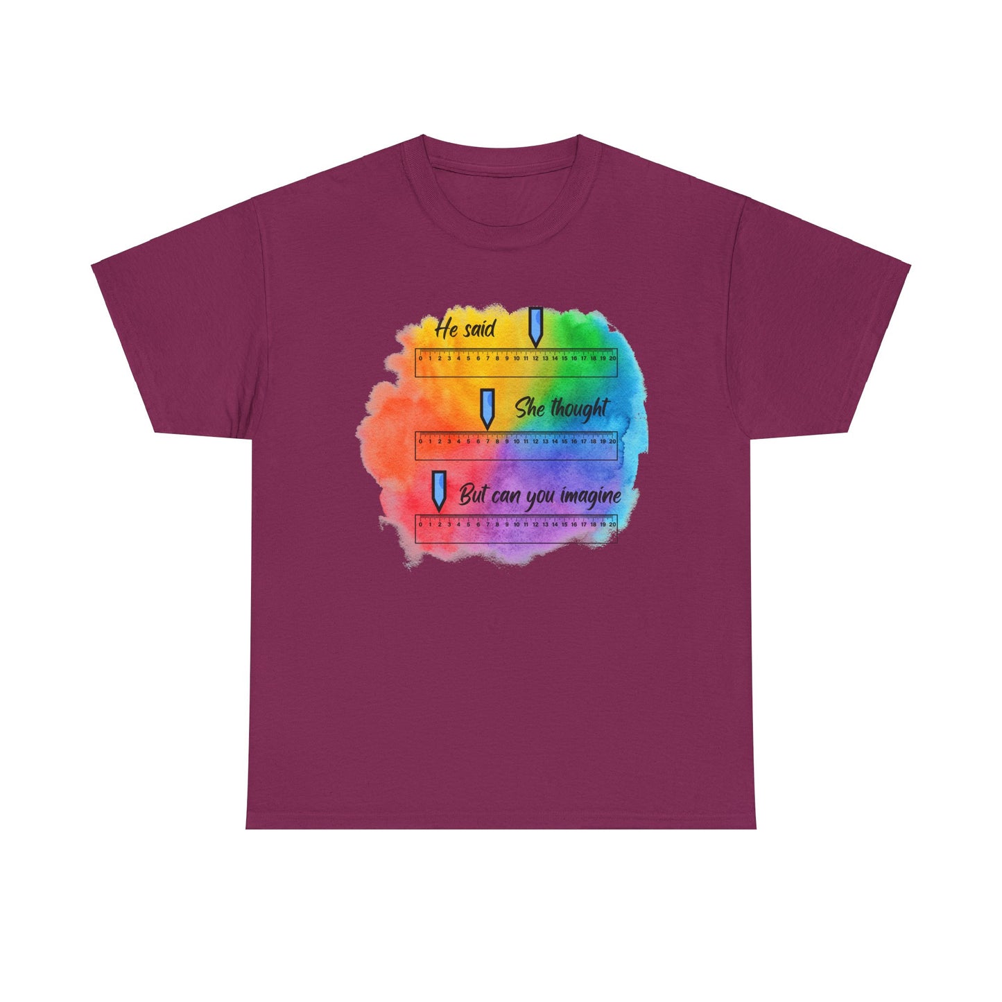 He Said Unisex Heavy Cotton Tee