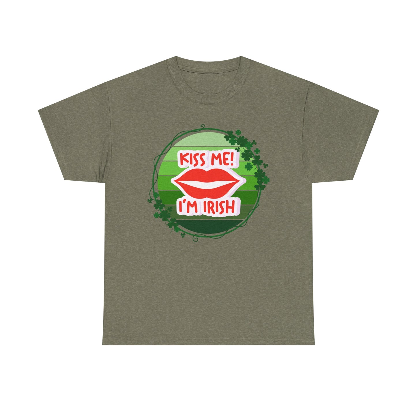 Kiss Me I'm Irish Unisex Heavy Cotton Tee