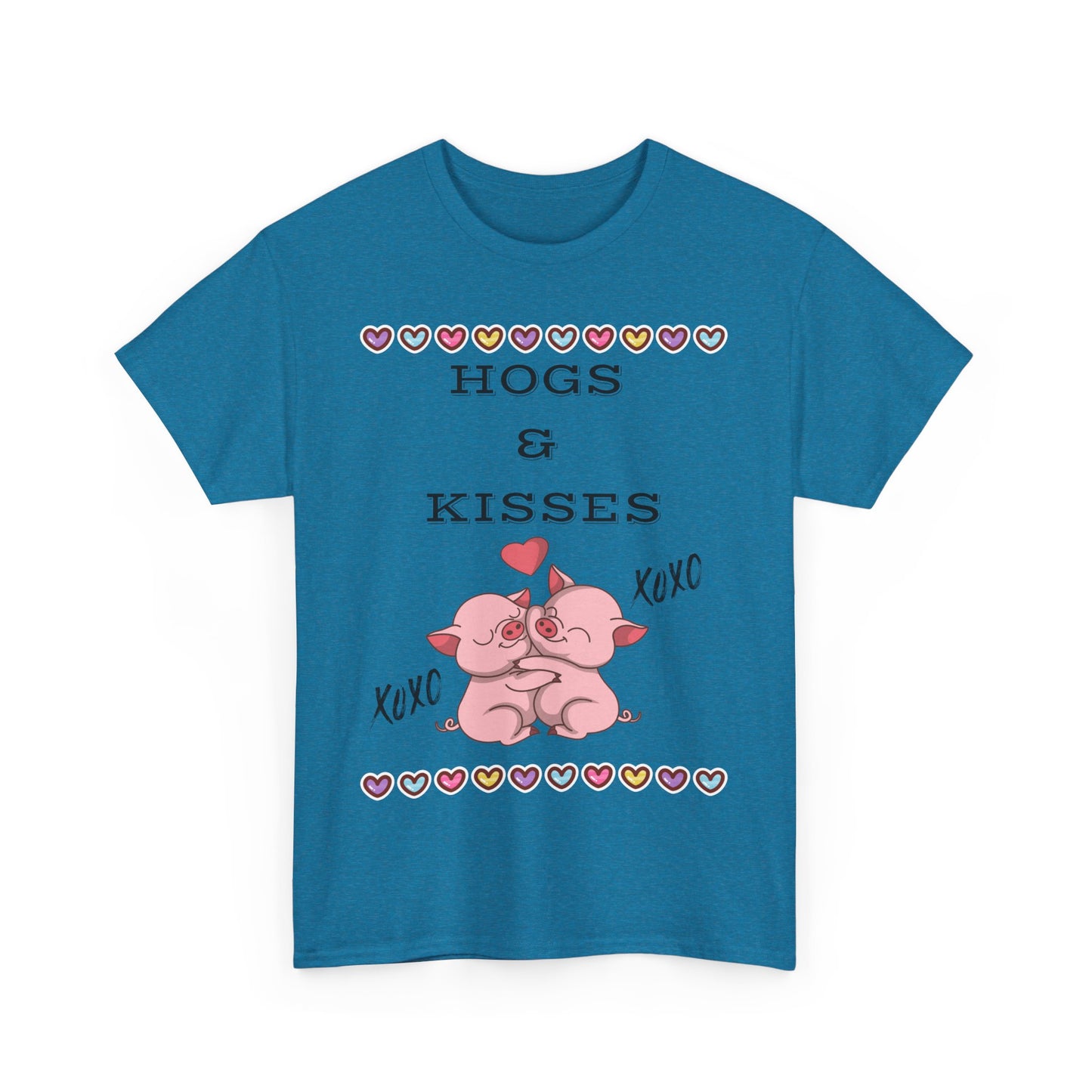 Hogs & Kisses Unisex Heavy Cotton Tee