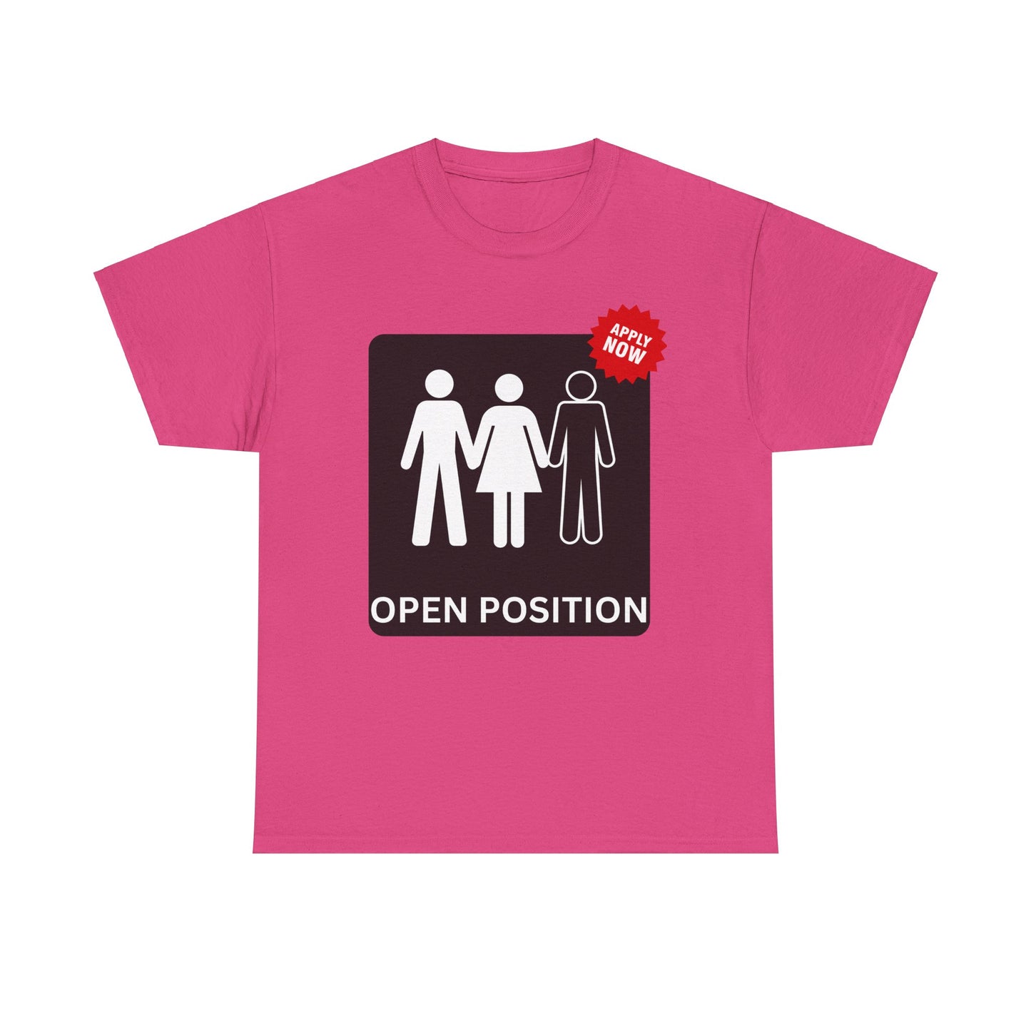 Open Position Unisex Heavy Cotton Tee