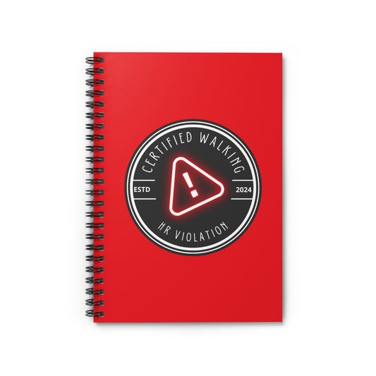Certifed Spiral Notebook - Ruled Line
