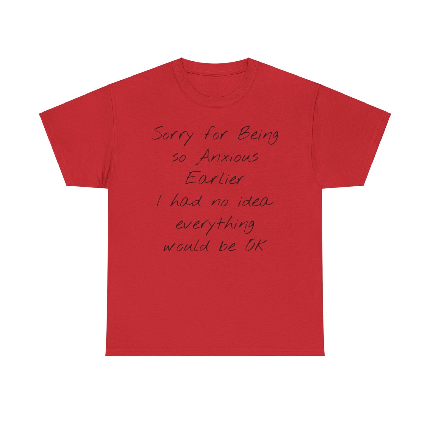 Anxious Unisex Heavy Cotton Tee