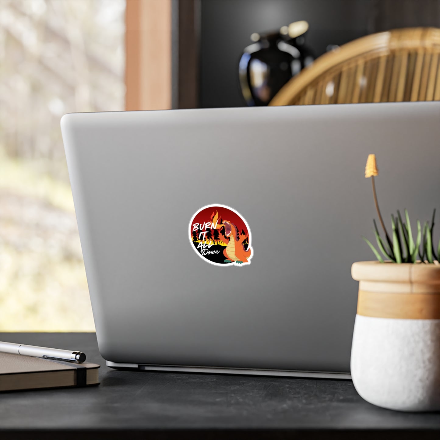 Burn It Kiss-Cut Vinyl Decals