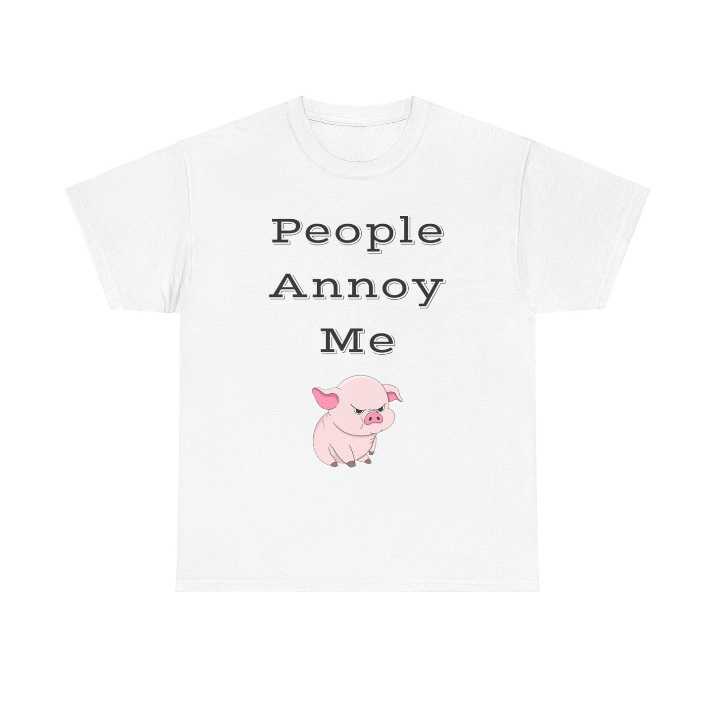 People Annoy Me Unisex Heavy Cotton Tee