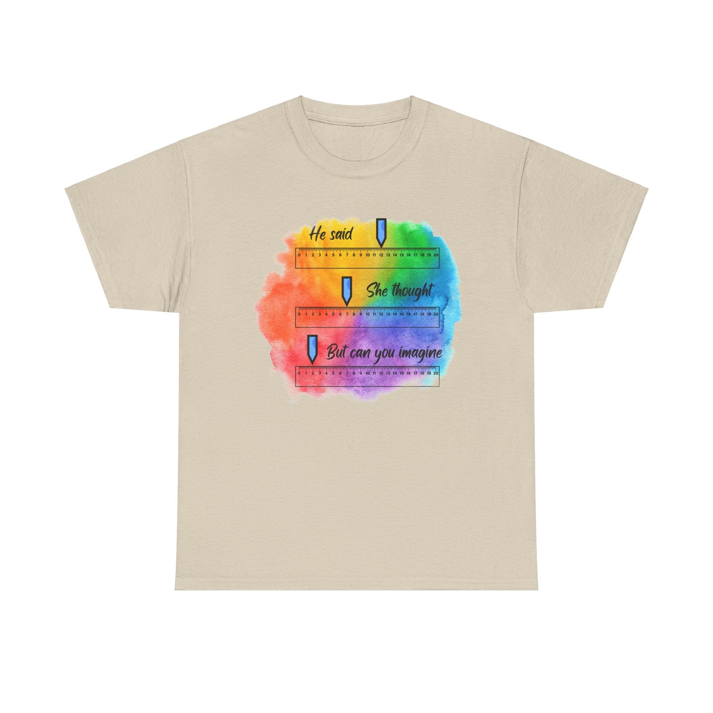He Said Unisex Heavy Cotton Tee
