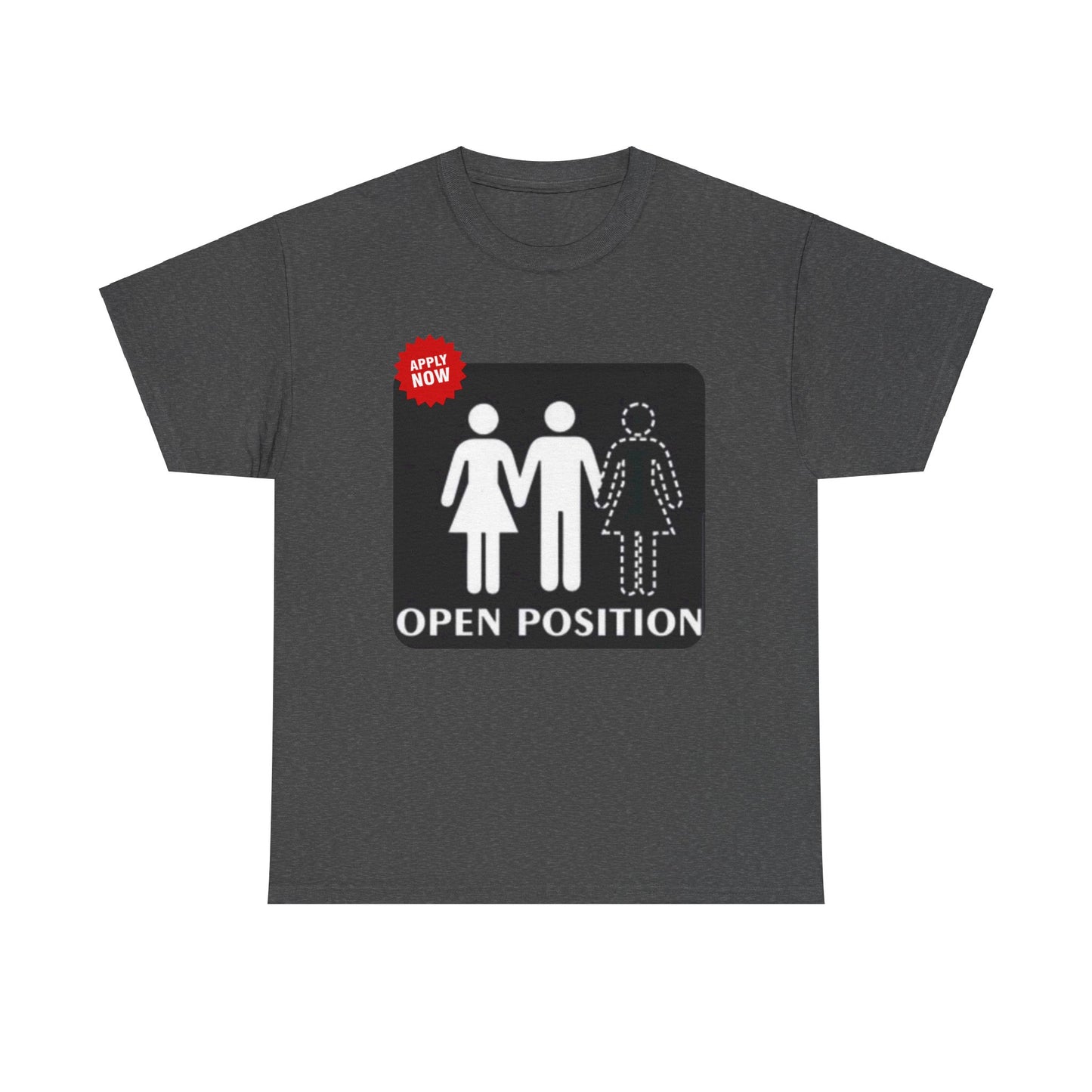 Open Position 2 Unisex Heavy Cotton Tee