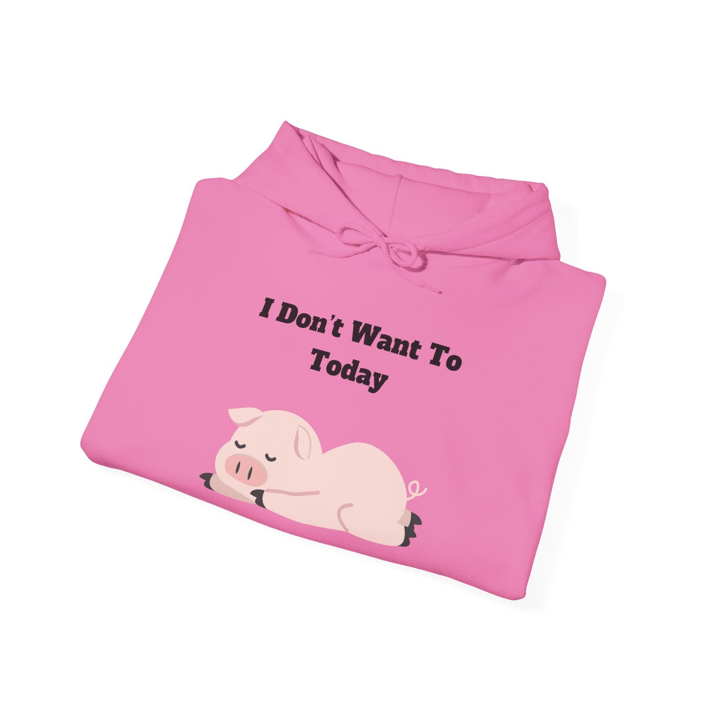 I Don't Want To Today Unisex Heavy Blend™ Hooded Sweatshirt