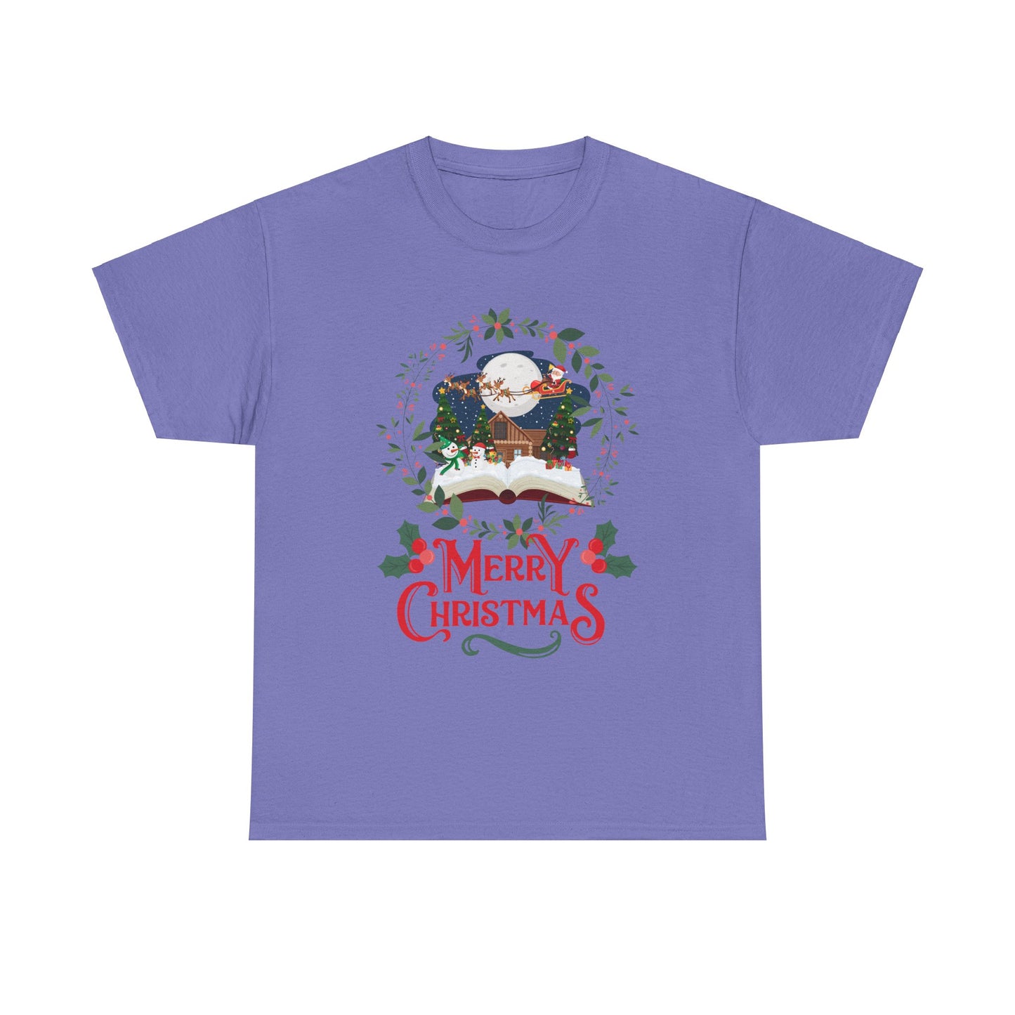 Merry Christmas Unisex Heavy Cotton Tee