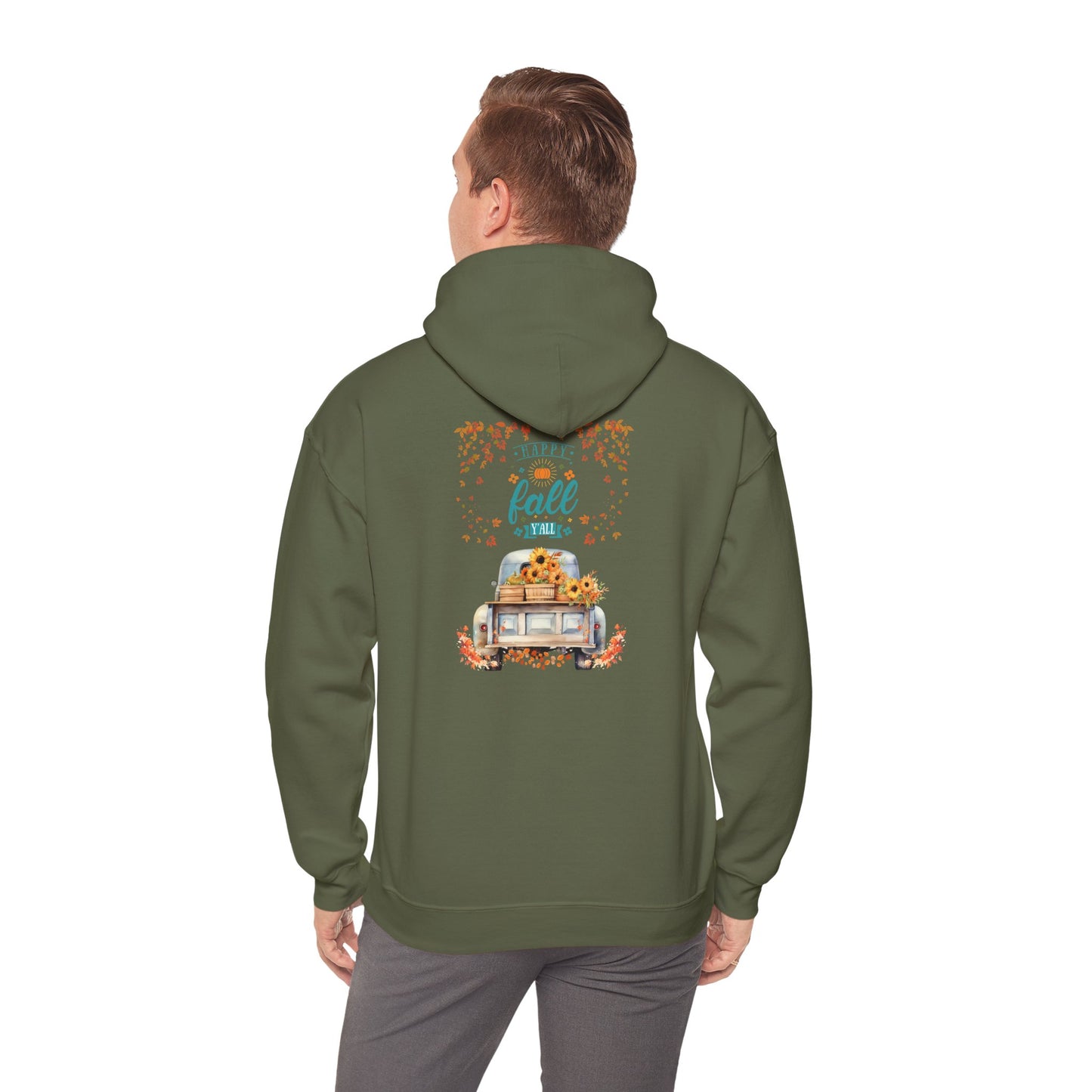 Happy Fall Unisex Heavy Blend™ Hooded Sweatshirt