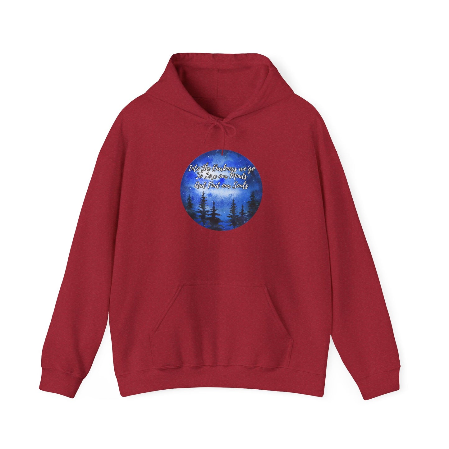 Into Darkness Unisex Heavy Blend™ Hooded Sweatshirt