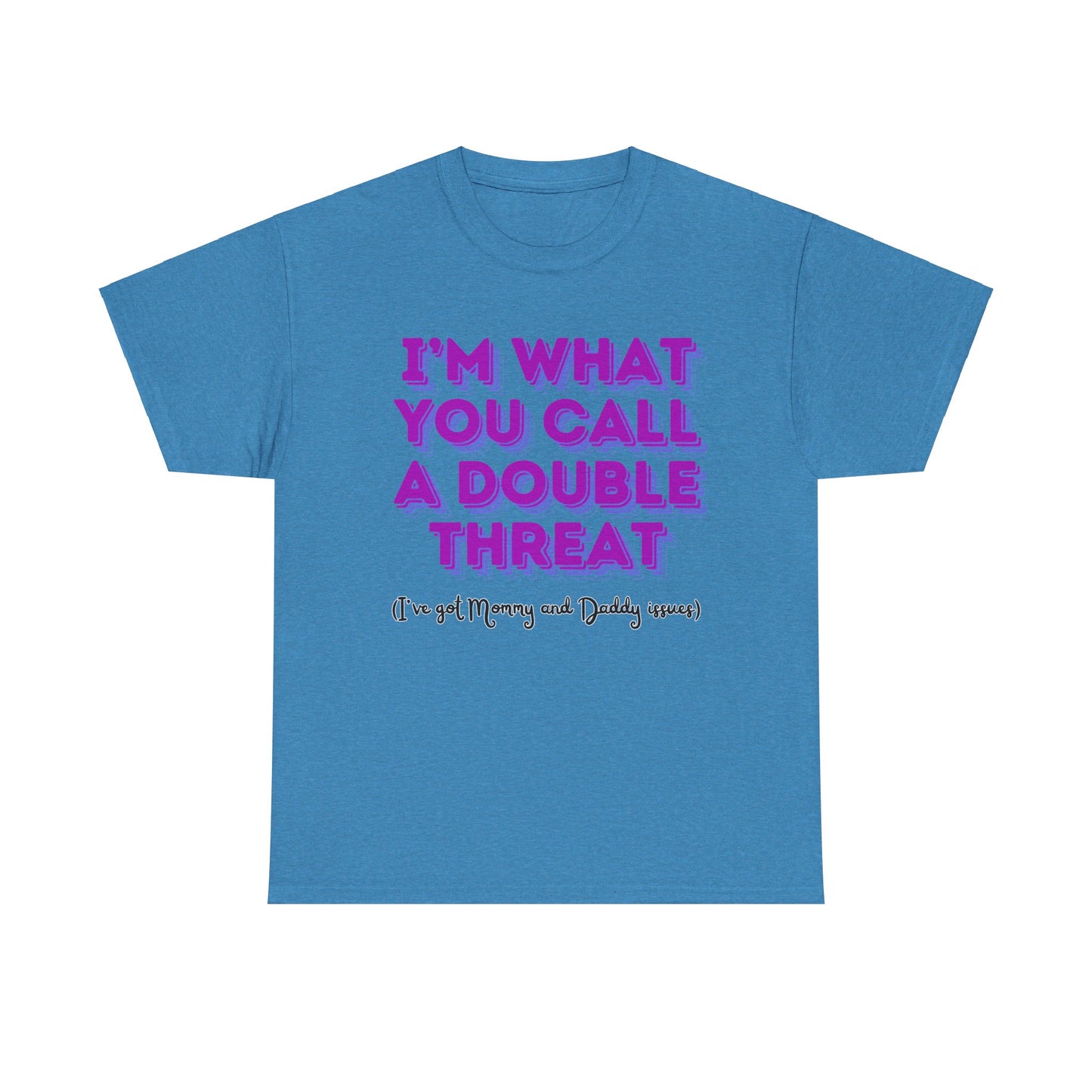 Double Threat Unisex Heavy Cotton Tee