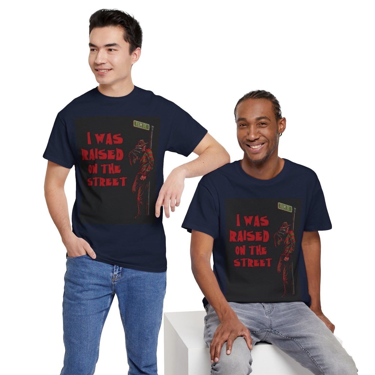 Grew up on the Street Unisex Heavy Cotton Tee