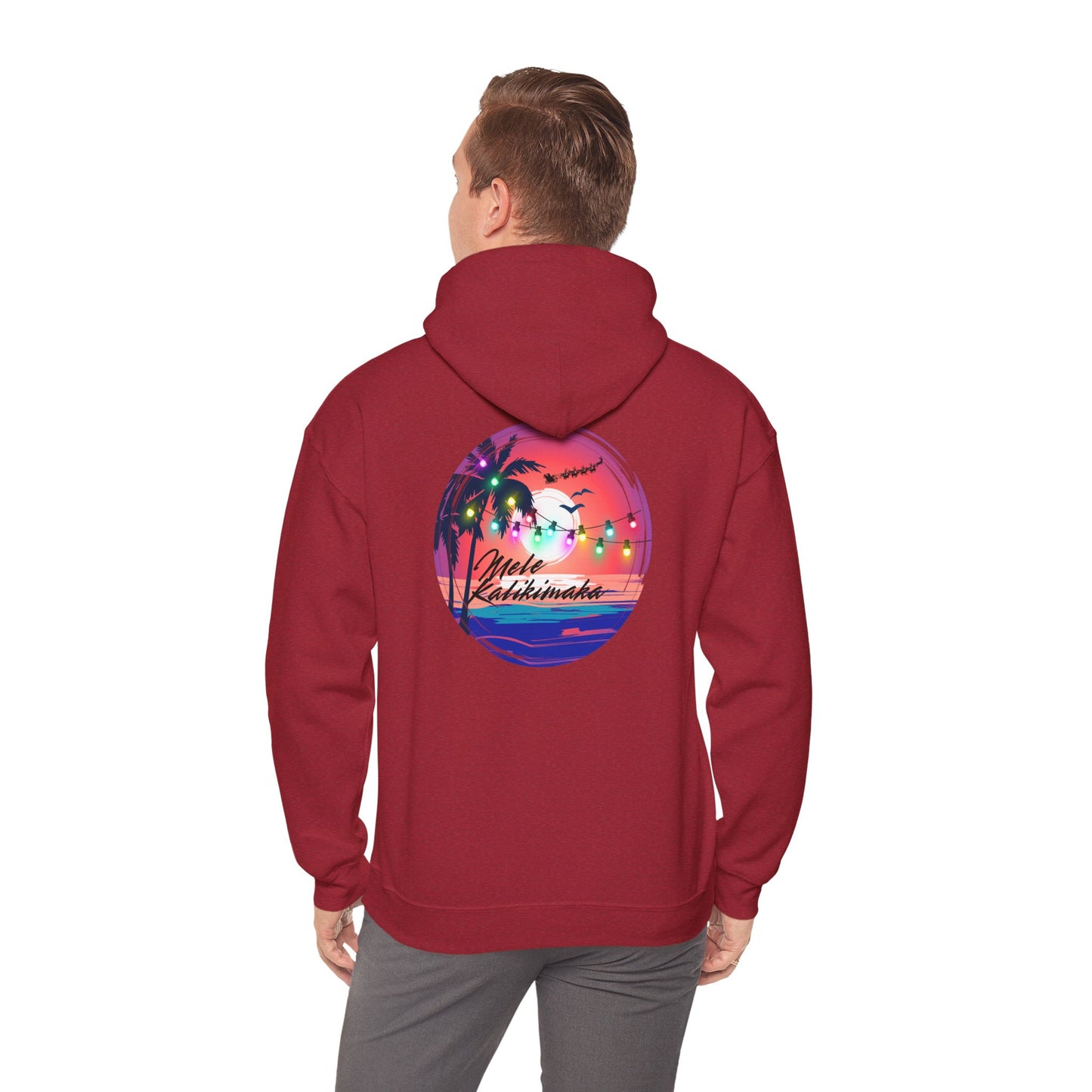 Mele Kalikimaka Unisex Heavy Blend™ Hooded Sweatshirt