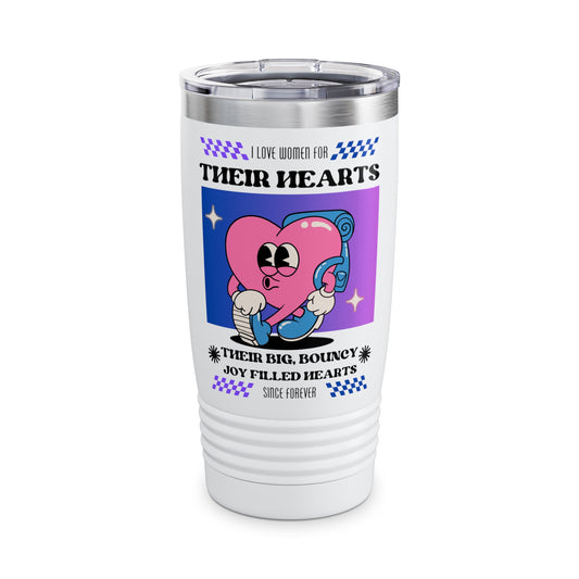 Love Hearts Ringneck Tumbler, 20oz