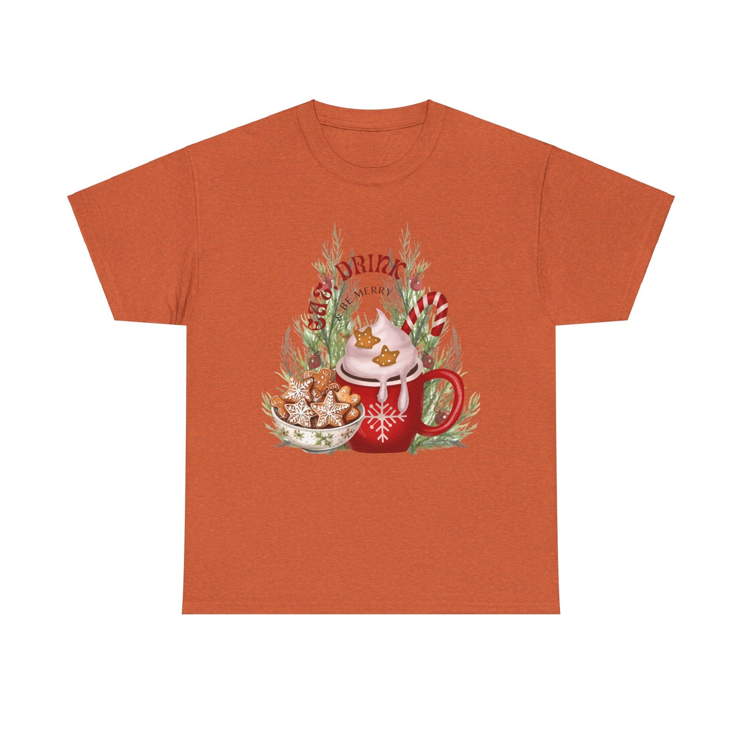 Eat, Drink Unisex Heavy Cotton Tee