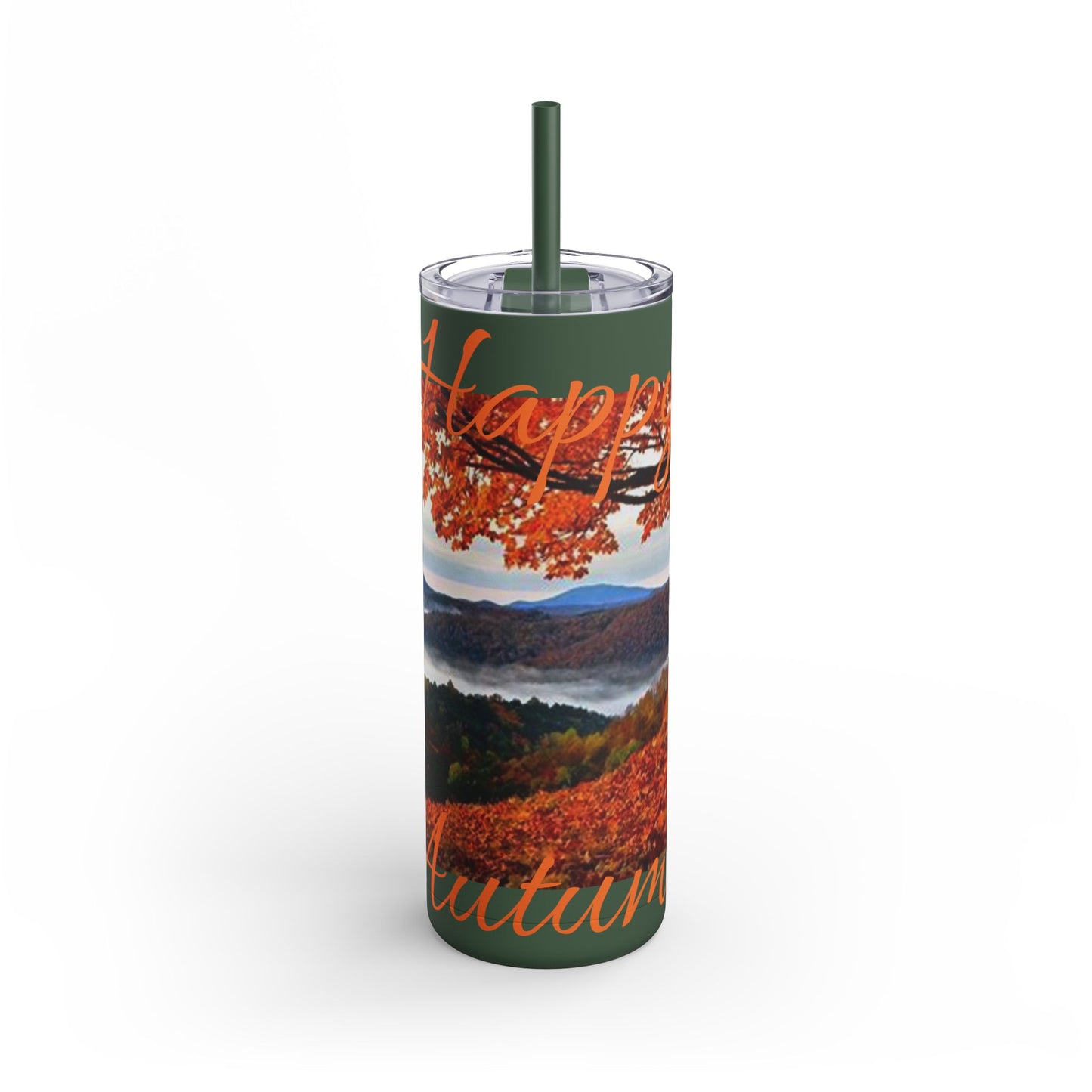 Happy Autumn Maars Maker Skinny Matte Tumbler, 20oz
