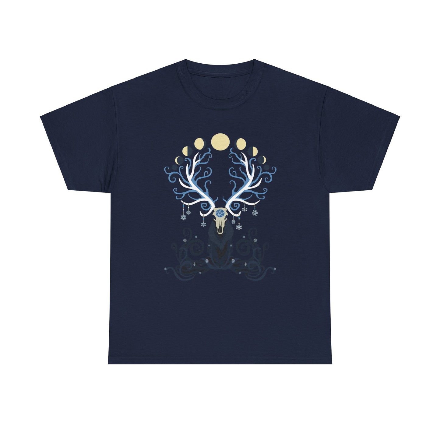 Deer Moon Unisex Heavy Cotton Tee