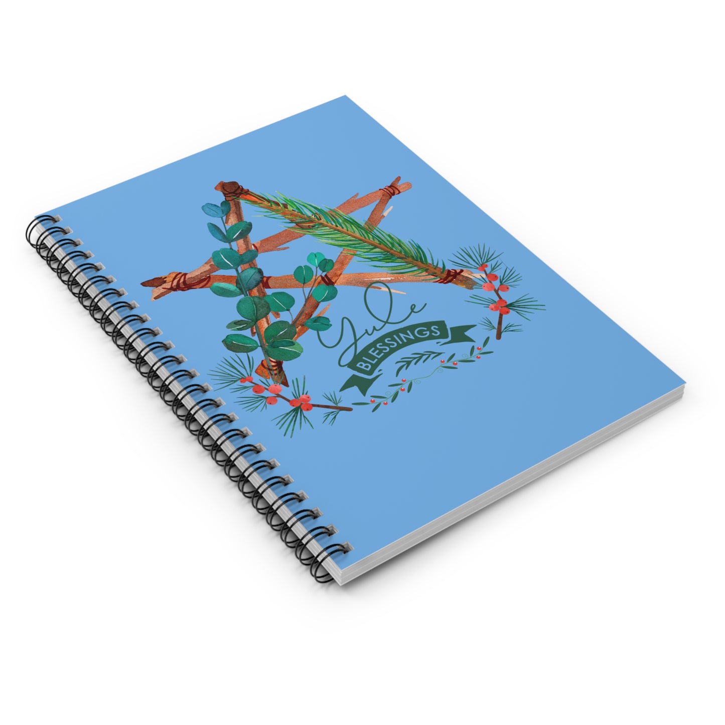 Yule Spiral Notebook - Ruled Line