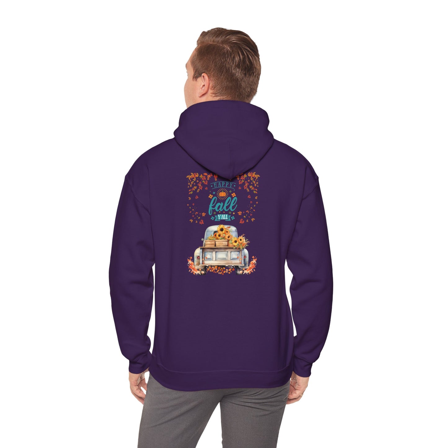 Happy Fall Unisex Heavy Blend™ Hooded Sweatshirt