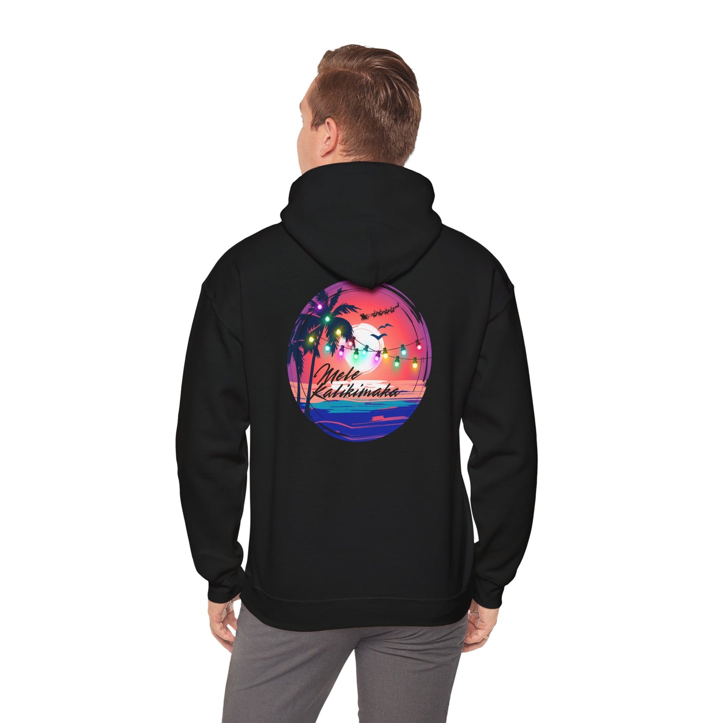 Mele Kalikimaka Unisex Heavy Blend™ Hooded Sweatshirt