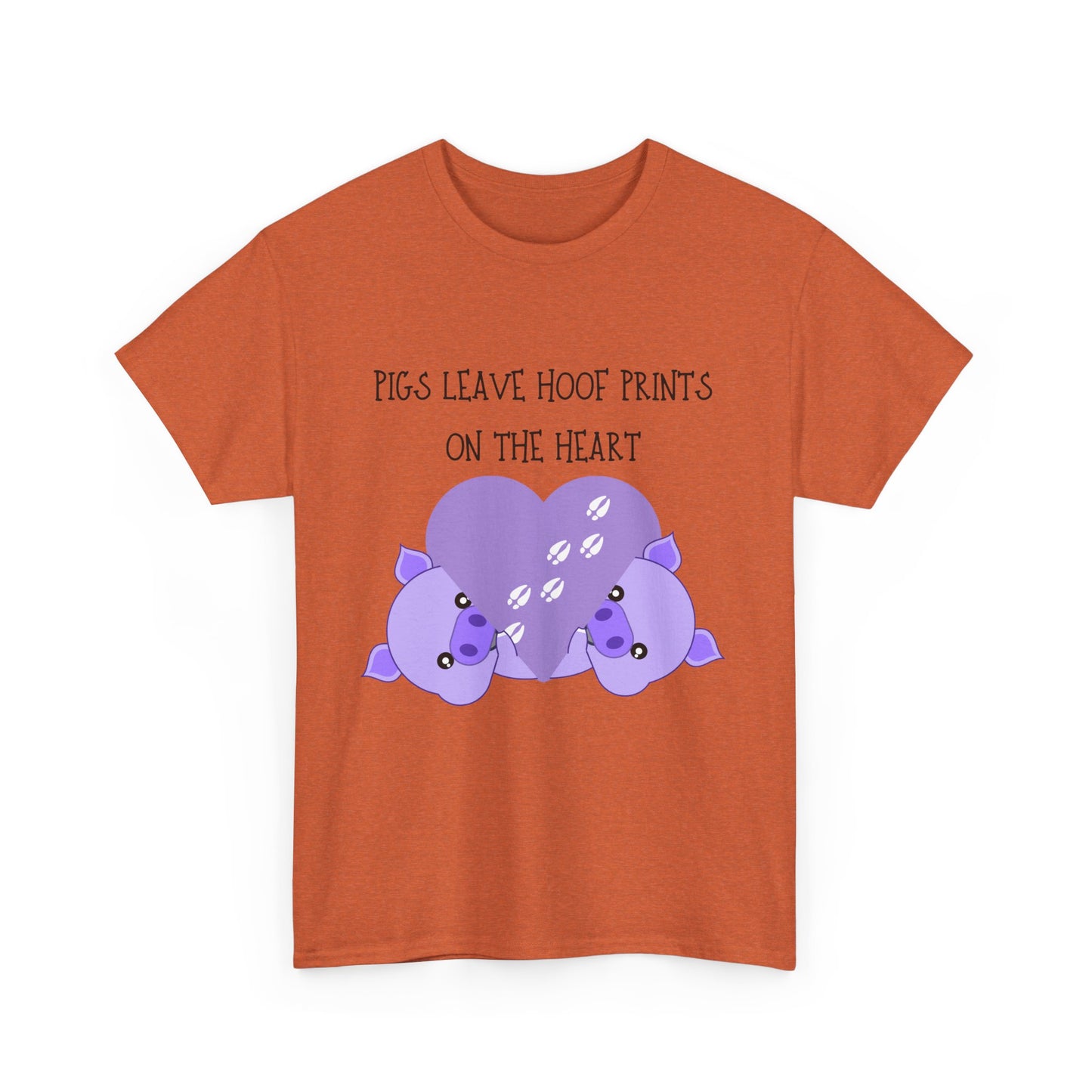 Pigs leave Unisex Heavy Cotton Tee