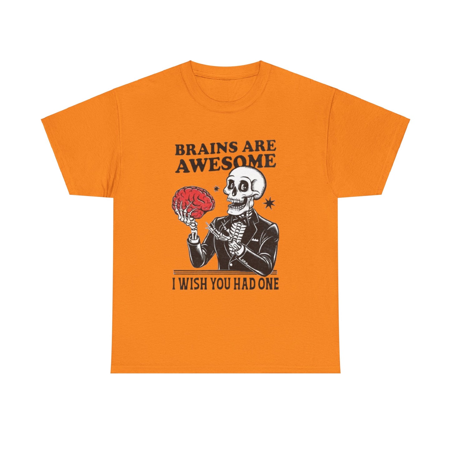 Brains Unisex Heavy Cotton Tee