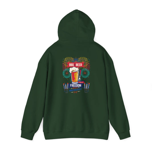 BBQ Beer Unisex Heavy Blend™ Hooded Sweatshirt