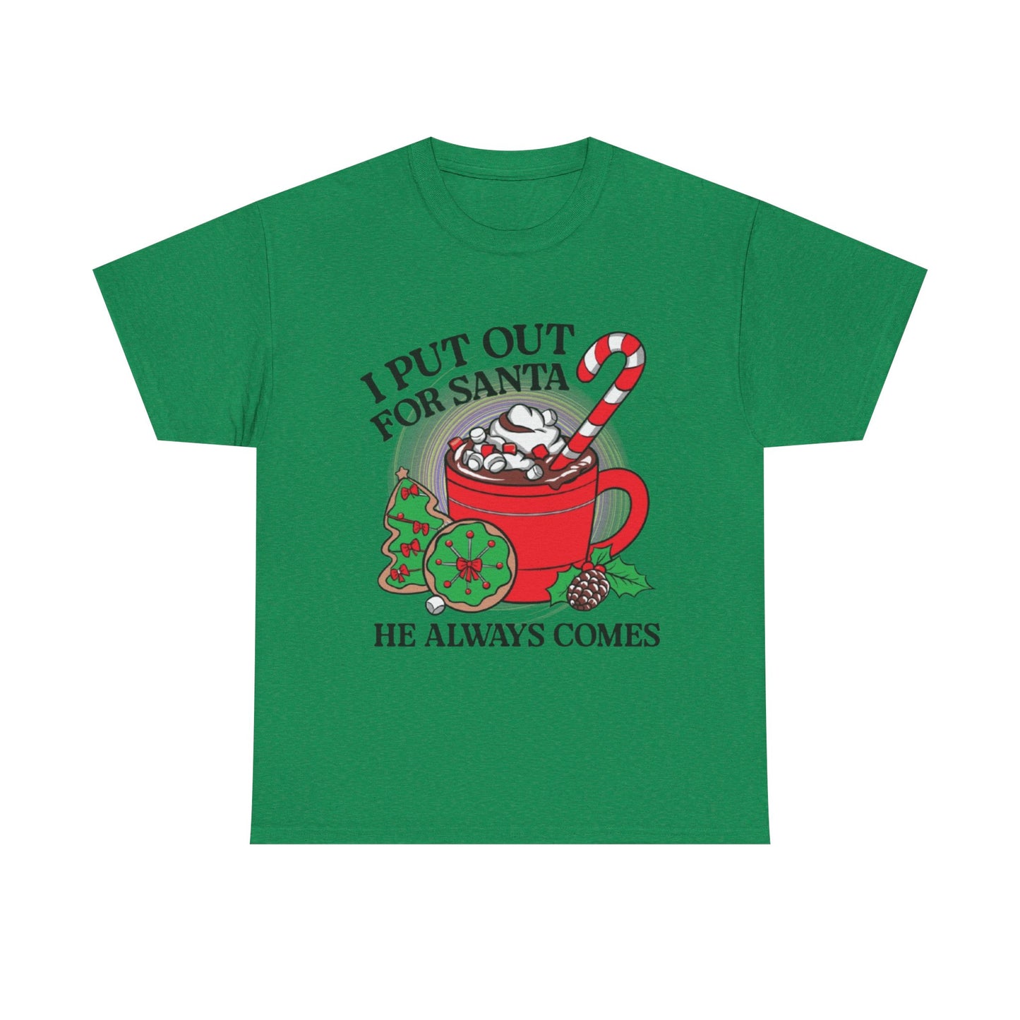 Put out for Santa Unisex Heavy Cotton Tee