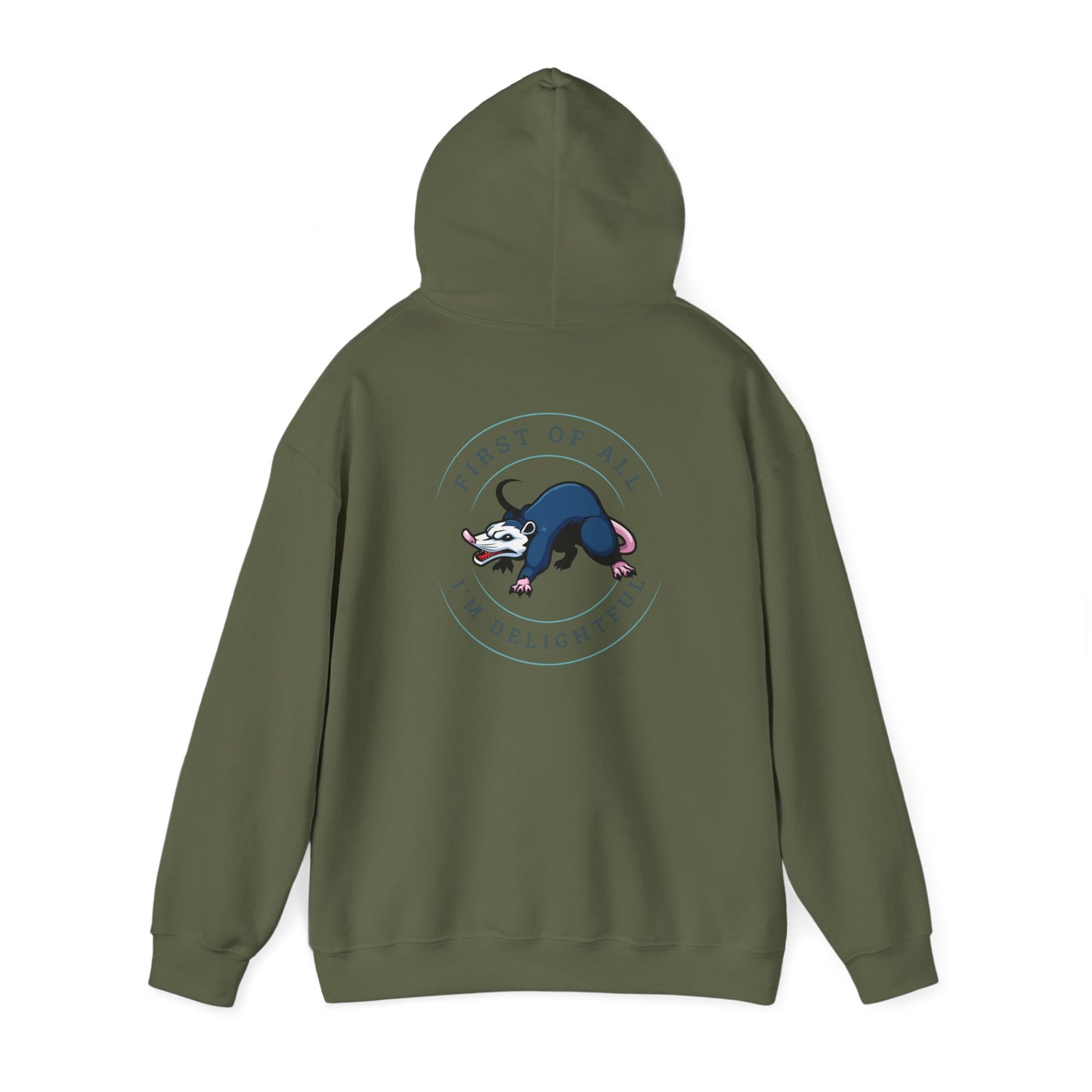 First of all Unisex Heavy Blend™ Hooded Sweatshirt