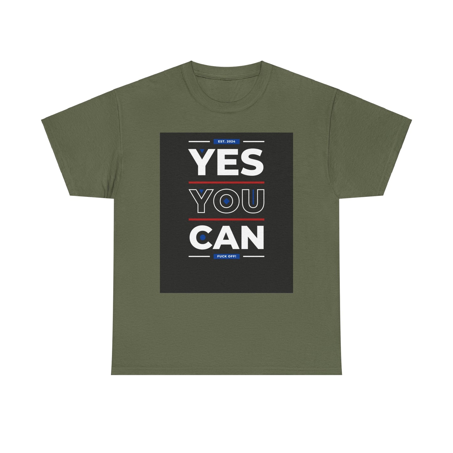 Yes You Can Unisex Heavy Cotton Tee