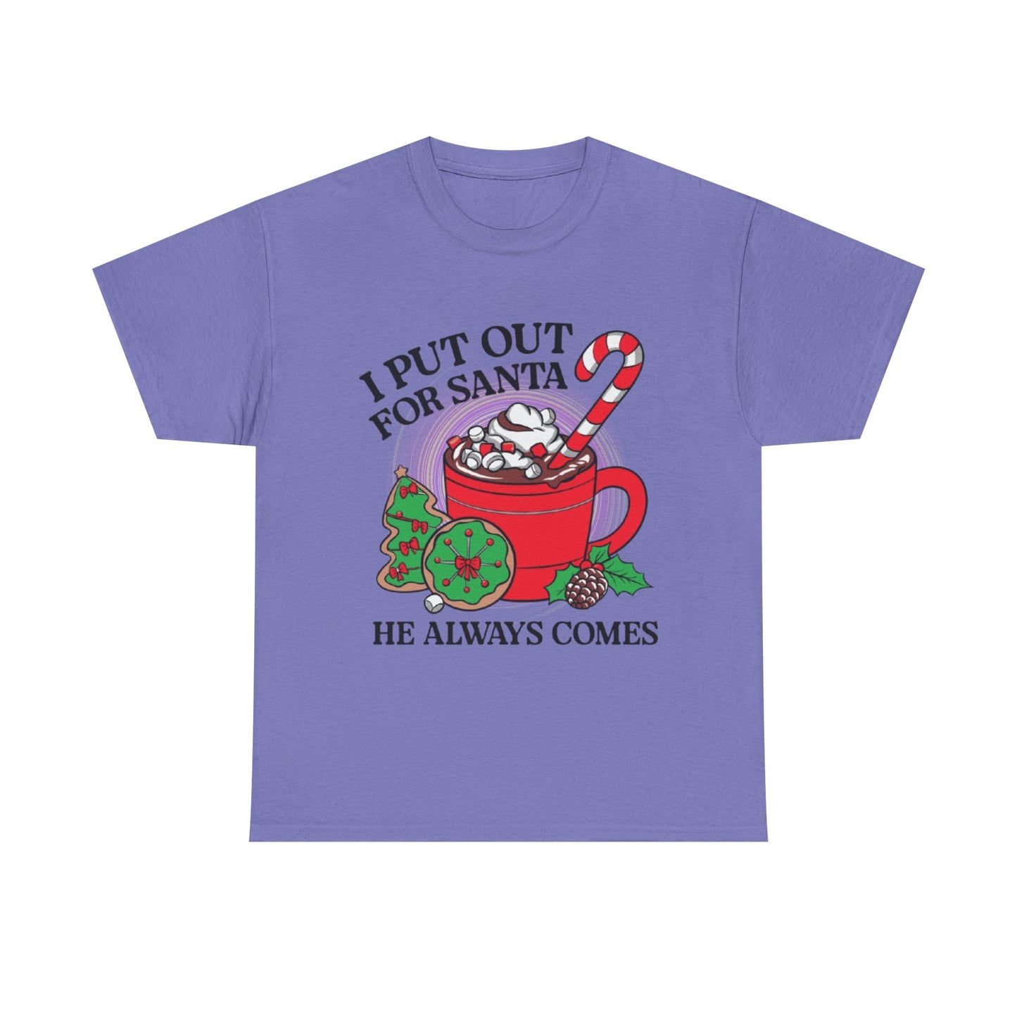 Put out for Santa Unisex Heavy Cotton Tee
