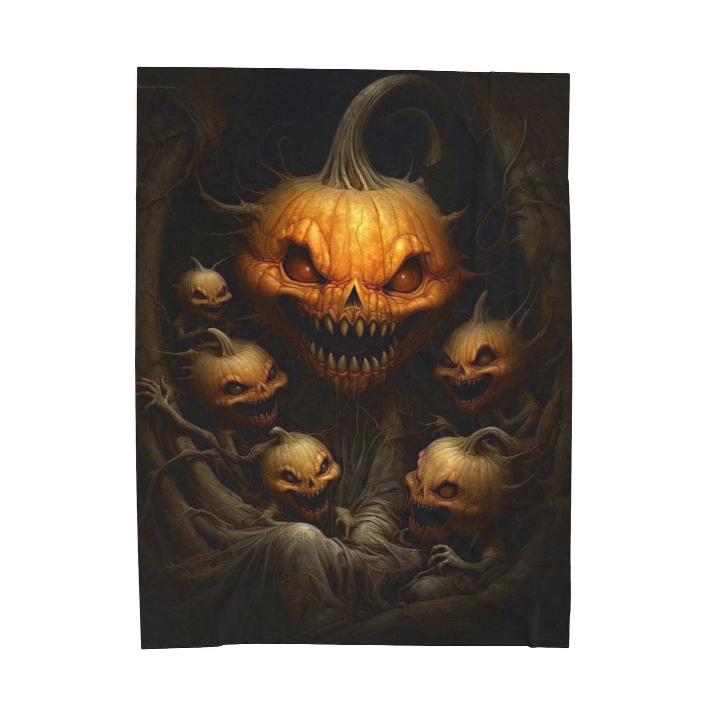 Halloween Velveteen Plush Blanket