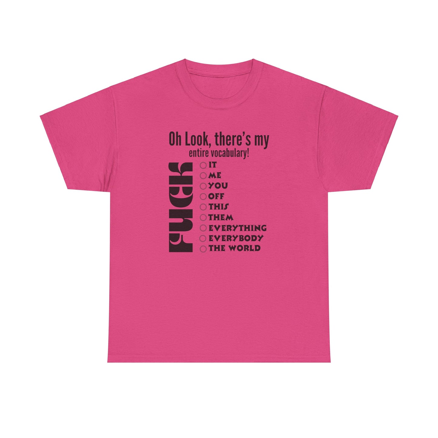 Vocabulary Unisex Heavy Cotton Tee